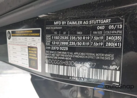 2013 Mercedes-Benz Glk 350 z USA, uszkodzony, nr VIN WDCGG5HB3DG149877